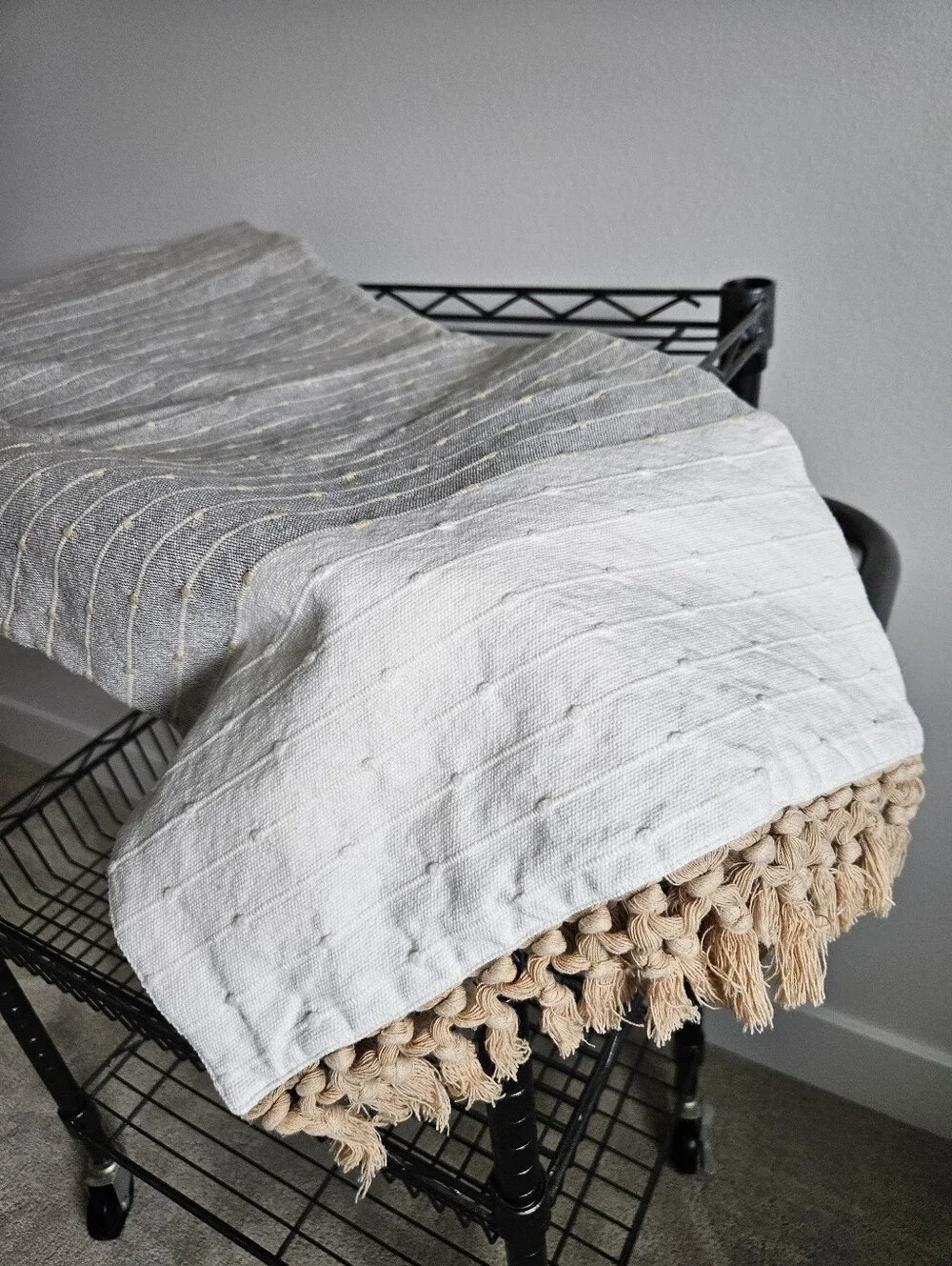 Food Network IKEA Boho Home Decor Bundle: 2 Pillow Covers + 1 Table Runner